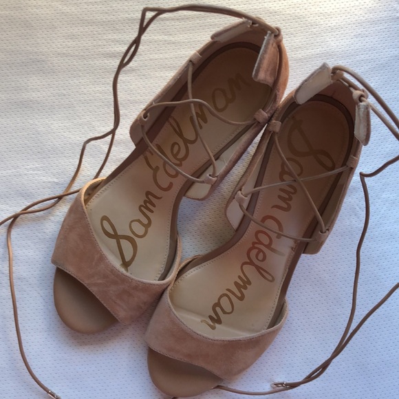 Sam Edelman Greek Style Threaded Heels - Picture 3 of 10